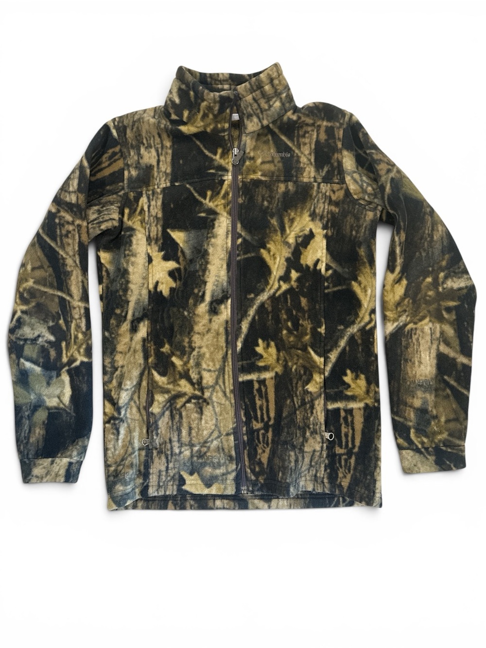 Columbia Boys Youth XL (18/20) Camo Fleece Zipper Jacket Hunting Season Gear